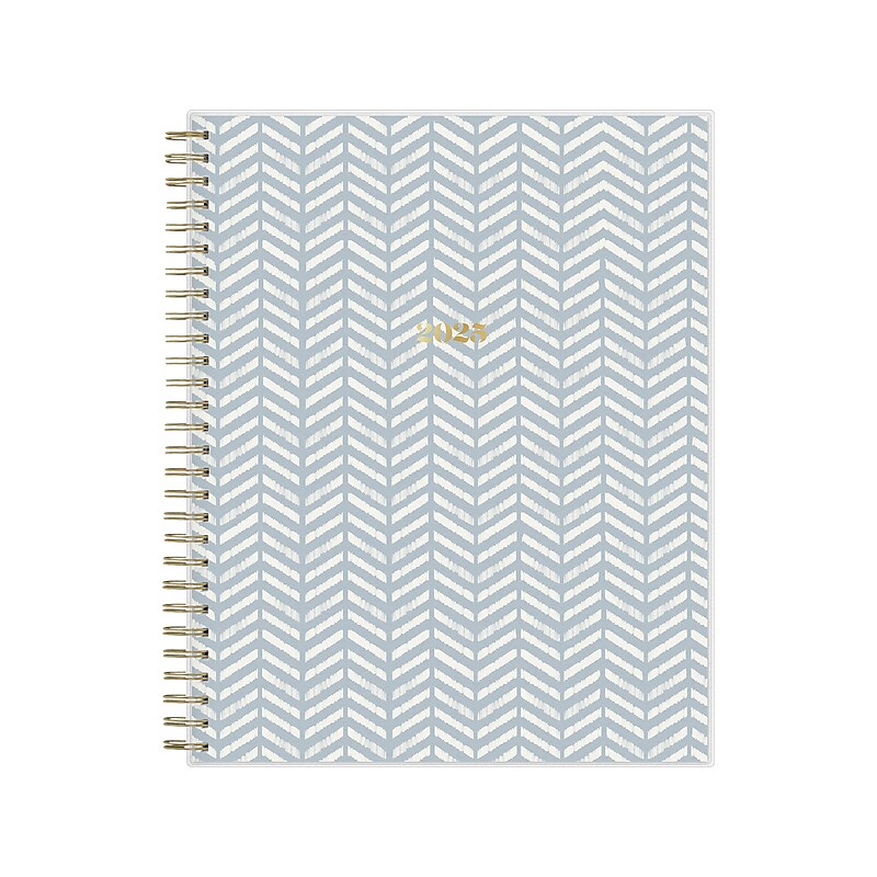 2025 Blue Sky Day Designer The Everygirl Evan Blue 8" x 10" Monthly Planner, Plastic Cover, Blue/White (150777) image 1