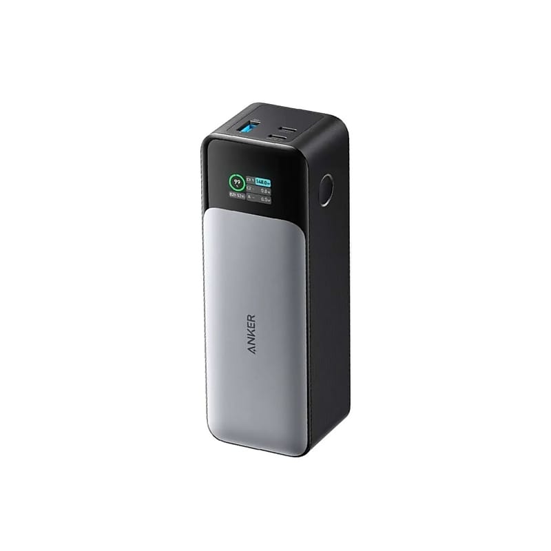 Anker 737 USB-A/USB-C Power Bank for Multiple Brands, 24000 mAh, Black (A1289011) image 1