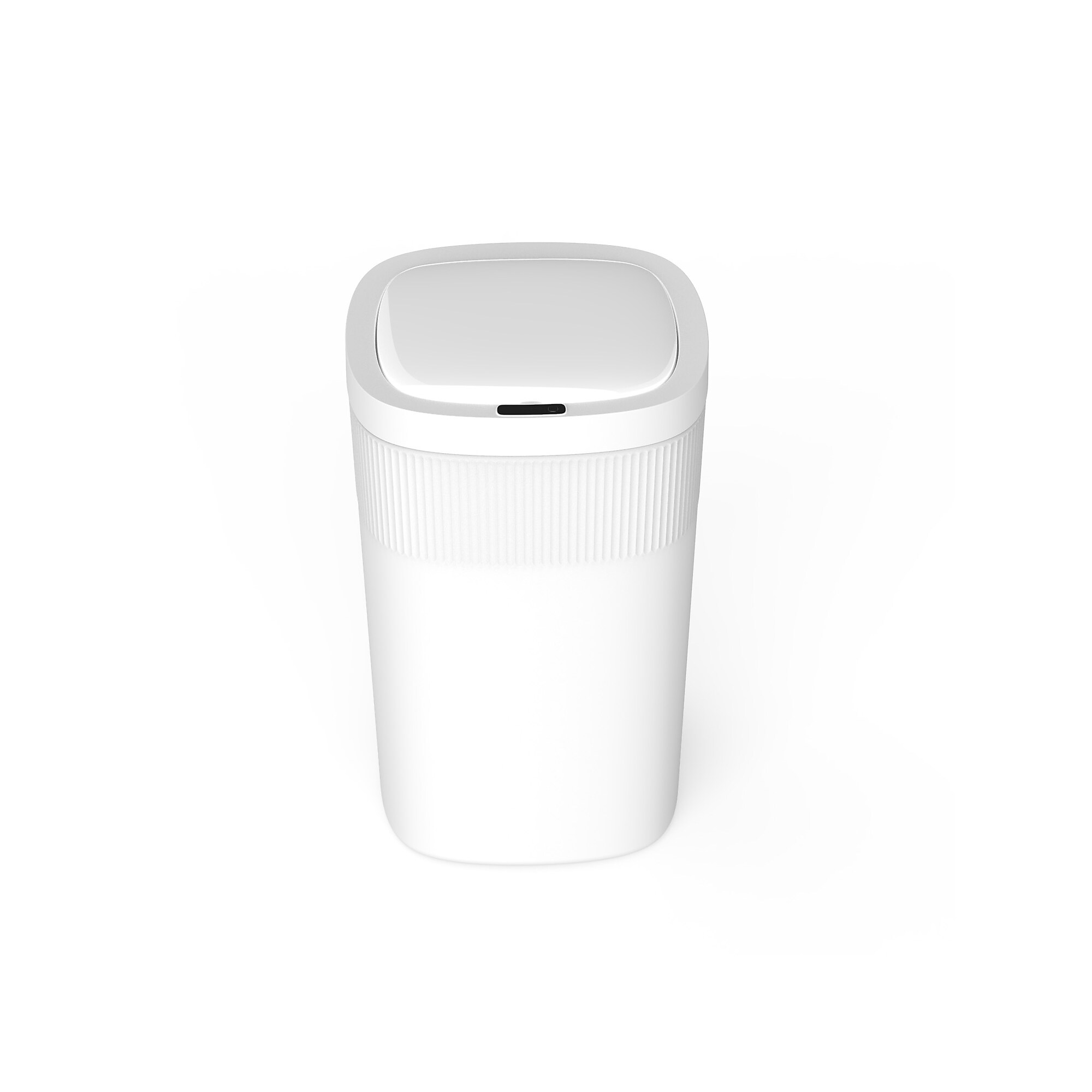 Nine Stars Stainless Steel Touch Tap & Motion Sensor Trash Can, 13.2 Gallon, White (DZT-50-36WH) Simolary simolary.com 6