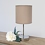Simple Designs Chrome 11.81" LED Table Lamp, Grey, 2/Pack (LT2007-GRY-2PK)~#|#~B6788213-C3F9-47A7-A8A2998738D292BB_sc7