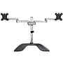 StarTech Dual Monitor Stand, For Up to 32" Monitors, Black/Silver (ARMDUALSS)~#|#~B6841740-0814-4E3E-98EFD81DBC81761D_sc7
