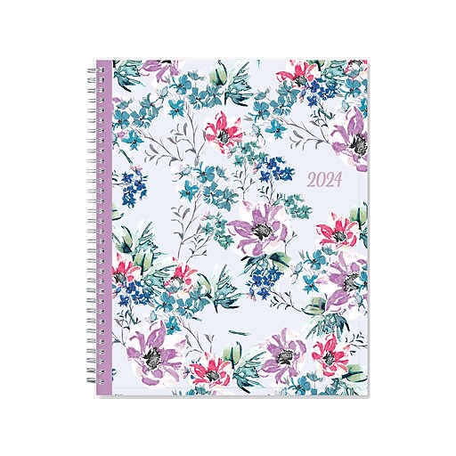 2024 Blue Sky Laila 8.5" x 11" Weekly & Monthly Planner, Multicolor