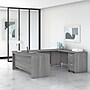Bush Business Furniture Studio C 72"W U Shaped Desk with Mobile File Cabinet, Platinum Gray (STC004PGSU)~#|#~B6852E1D-EBA8-4C6F-82E2A62376590A22_sc7