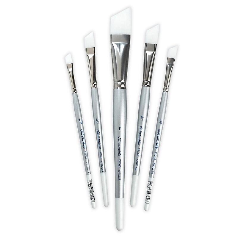 Silver Brush Silverwhite Angle Brushes, 5/Pack (SLVSW1587) image 1