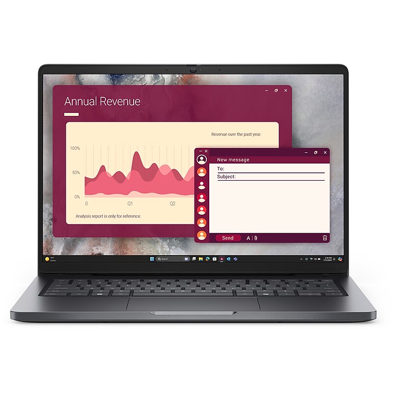 Dell Pro 14 14” IPS, AI Laptop, Intel Core 5, 16GB RAM, 512GB SSD, Backlit Keyboard, 10.3 Hour Battery, Windows 11 Pro image 1