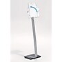 Durable Infobase Blank Free-Standing Floor Sign, 44.5", Silver (4814-23)~#|#~B68A06CA-9B9E-4BC0-A51EC48EECBEA342_sc7