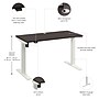 Bush Business Furniture Move 40 Series 48"W Electric Adjustable Standing Desk, Storm Gray (M4S4824SGWK)~#|#~B68ACEDD-0717-43DF-9CFF43E8501A1B71_sc7