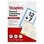 Staples Thermal Laminating Pouches, Index Card, 5 Mil, 25/Pack (5200802/5200805)~#|#~B68EA52A-0872-4895-867251CBC9FB3A3A_sc7