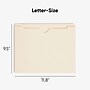 Smead Recycled Reinforced File Jacket, 2" Expansion, Letter Size, Manila, 50/Box (75560)~#|#~B68EFE59-6607-45C3-B89104ED576276FA_sc7