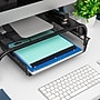 Mind Reader Monitor Stand with Paper Tray, Metal, Black (MESHMONSTA-BLK)~#|#~B690C235-BFDB-436E-B738BE0DD48F6468_sc7