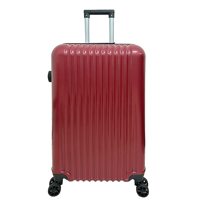 TUCCI FORTE Banda 3-Piece Hardside Spinner Luggage Set, TSA Checkpoint Friendly, Red (F0002-03PC-RED) | Staples TUCCI FORTE Banda 3-Piece Hardside Spinner Luggage Set, TSA Checkpoint Friendly, Red (F0002-03PC-RED) | Staples