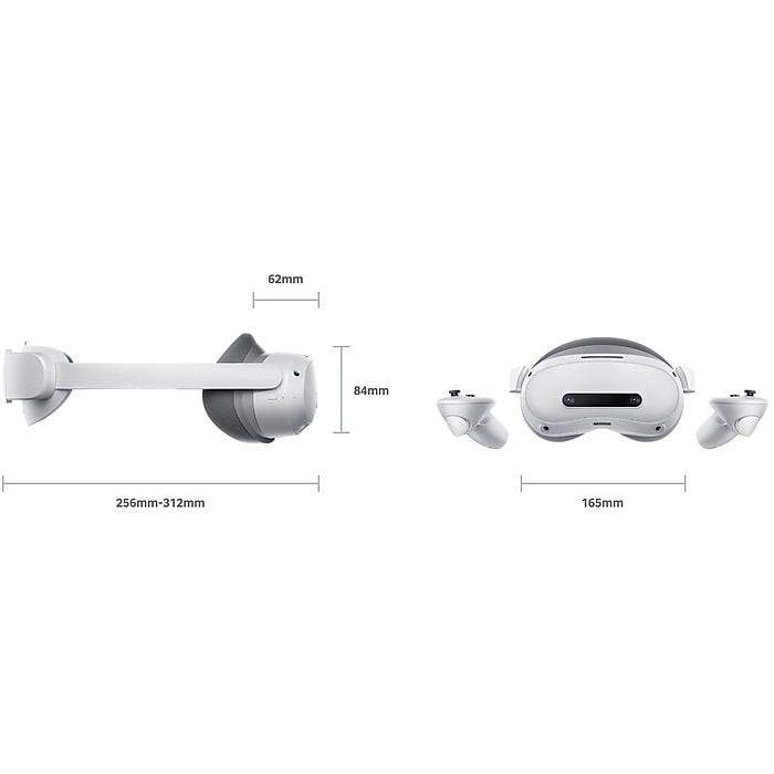 Pico 4 Ultra Enterprise Virtual Reality Headset, Qualcomm Pico 4 Ultra Enterprise Virtual Reality Headset, Qualcomm