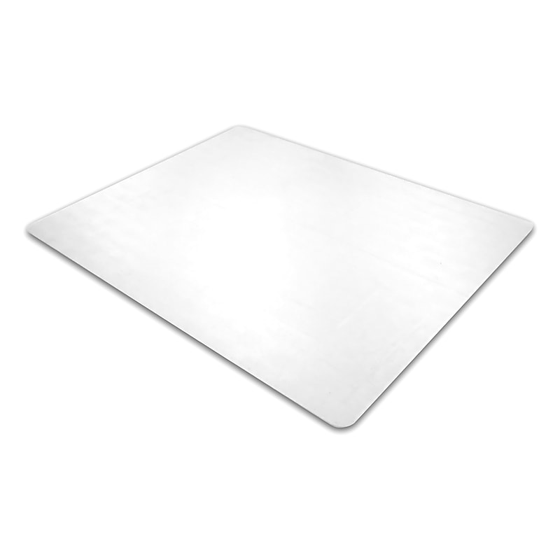 Floortex Valuemat Plus Chair Mat, 30" x 48", Designed for Low-Pile Carpet, Clear Polycarbonate (FC117520ER) image 1