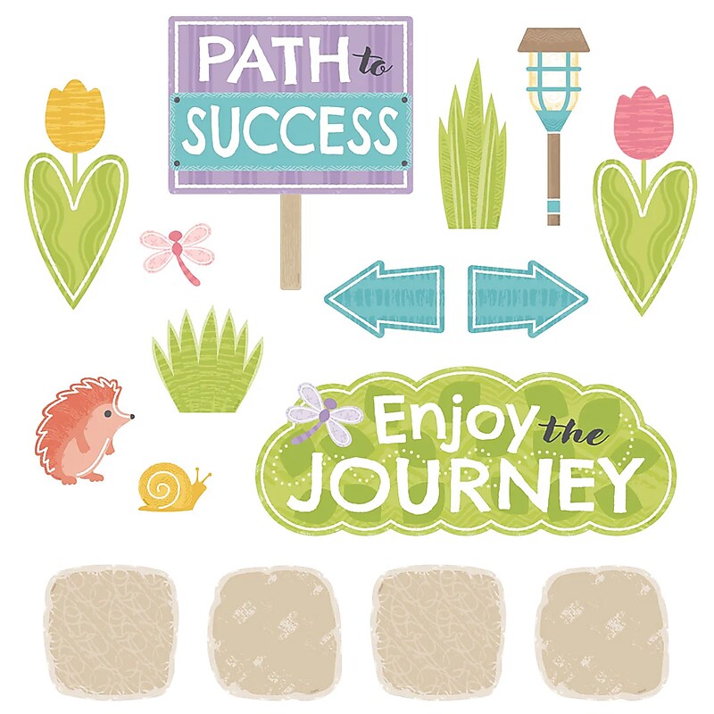 Trend Enterprise Stepping Stones Learning Set, Bulletin Board Set, 45/Set (T-19026) image 1