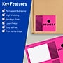 Avery Laser/Inkjet Rectangle Multipurpose Labels, 4" x 3", Neon Magenta, 160/Pack (94252)~#|#~B69F7508-EF3D-4D08-85FD0C417DC47F65_sc7