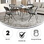 Flash Furniture HERCULES Series Fabric Folding Chair, Gray, 2/Pack (2HAMC320AFGRY)~#|#~B6A63F8B-4D6E-4229-909342C9FC5A50AB_sc7