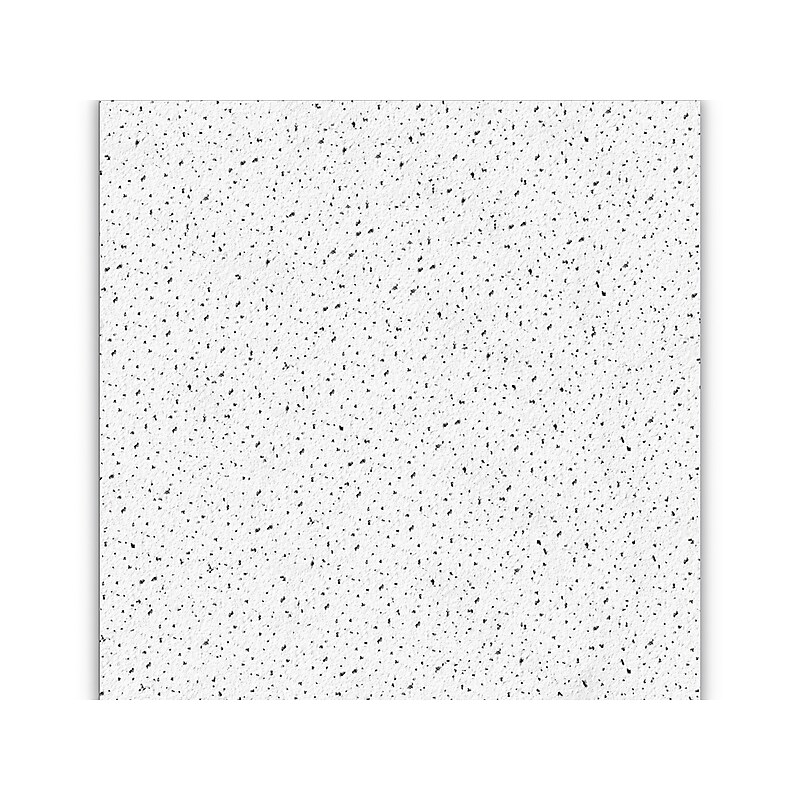 Armstrong FINE FISSURED Square Lay-In Edge Ceiling Tile, 24" x 24", White, 16/Carton (BP1728A) image 1