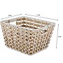 Simplify Natural Paper Rope Small Tote with Handles, Beige/White (25752-ST)~#|#~B6A809F4-E2BA-4CC2-8D95A96D6C81827B_sc7