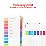 Staples Customizable Table of Contents Numeric Dividers, 10-Tabs, Multicolor (ST62965)~#|#~B6A9BAB1-55BE-4057-ABE83C579CCF27BB_sc7