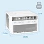 Keystone Energy Star 230-Volt 24,000 BTU Window Air Conditioner with Remote, White (KSTAW242WA)~#|#~B6AE96FE-FEF0-45F3-824932ED62EEF57C_sc7