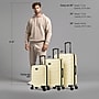 InUSA Trend 3-Piece Hardside Spinner Luggage Set, TSA Checkpoint Friendly, Sand (IUTRESML-SAN)~#|#~B6AF1255-8CC7-46B4-8B3CD531A4532789_sc7