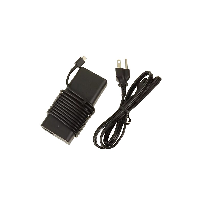 Dell 65W USB-C Adapter for Dell Laptop, Black (MVPDV) image 1