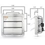 Vie Air 14" Shutter Exhaust Fan, Silver (938122810M)~#|#~B6AFBB06-0547-4160-8ABF29B806F66D07_sc7