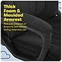 Serta Hannah I Ergonomic Microfiber Swivel Executive Chair, Black (43670D)~#|#~B6B10876-C23C-4578-BC74270F0BE647F1_sc7