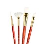 Princeton RealValue Mixed Media Synthetic Taklon Variety Brush Set, Red, 4/Set, 3 Sets/Bundle (PBXPR9120-3)~#|#~B6B1EB78-A711-49B2-A5C2D7C566C3E853_sc7