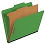 Pendaflex Pressboard Classification Folder, 1-Dividers, 1 3/4" Expansion, Letter Size, Dark Green, 10/Box (23733P)~#|#~B6B976DD-55E0-4E12-A87E26DB8E0A4E2A_sc7