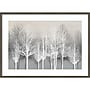 Amanti Art Trees on Gray by Kate Bennett Wood Framed Wall Art Print, 41" x 30" (A42675535020)~#|#~B6BC5E70-D6D7-4F2B-B3BBC7761EA97A56_sc7