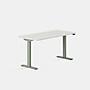 Branch Duo 58"W Electric Adjustable Standing Desk, White/Sage (10-10-09-64)~#|#~B6BCE04D-0B25-4C78-966A8CC51AB947EB_sc7