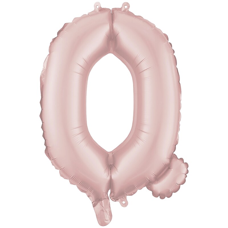 Party City 16" "Q" Foil Balloon, Dusty Rose (AM 1 100084-92) image 1