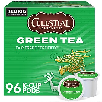 Celestial Seasonings Green Tea, Keurig® K-Cup® Pods, 96/Carton (14734)
