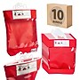 Seat Sack Read-n-Go Bags, 17" x 12" x 4", Red, 10/Pack (10080BUNDLE)~#|#~B6CE4C25-93B6-409F-9B0CDABCB669A770_sc7