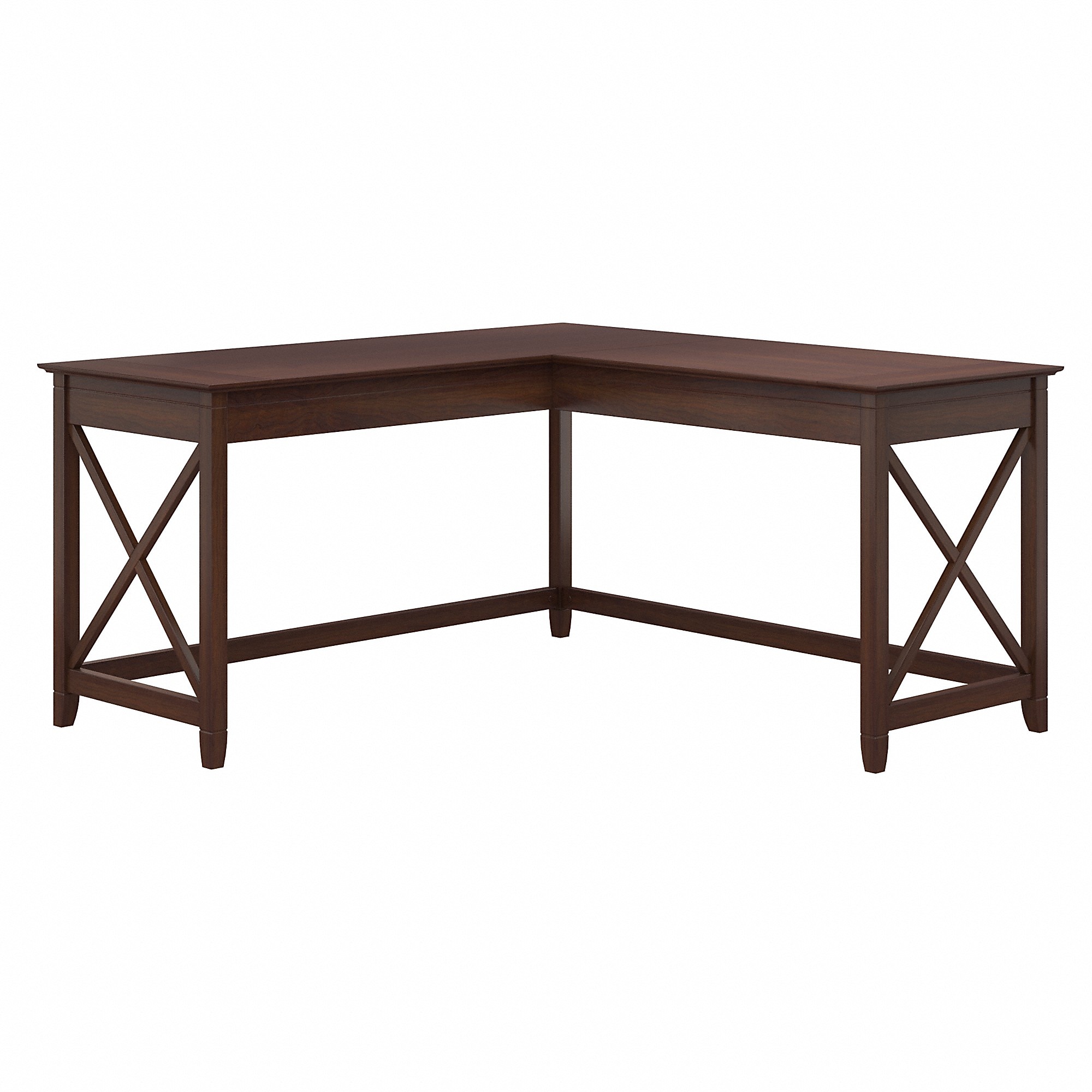 Bush Furniture Key West 60″W L Shaped Desk, Bing Cherry (KWD160BC-03) Sansujyuku sansujyuku.com