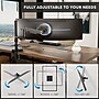 Mount-It! ProFlex Adjustable Heavy-Duty Monitor Mount with Pole & Gas Spring Arm, Fits 17"- 49" Ultrawide Monitors, Matte Black~#|#~B6D45A02-941D-4967-A63FF870661E29A4_sc7
