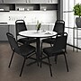 Regency Cain 36" Round Laminate X Base Breakroom Table, White (TB36RNDWH)~#|#~B6D57EF8-EBCA-4E36-B733C1A7834924DB_sc7