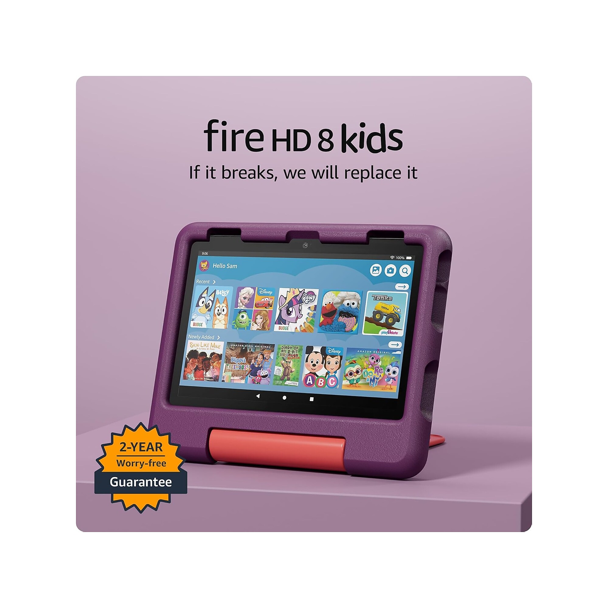 Amazon Fire HD 8″ Kids Tablet, Grape (B0D1DV6G2N) Sansujyuku sansujyuku.com