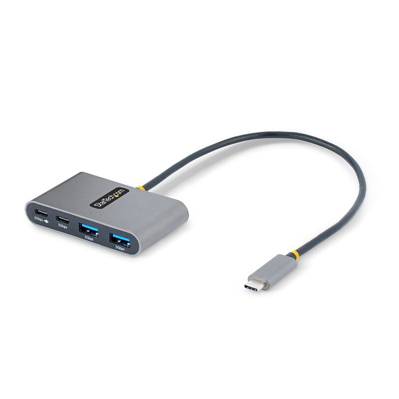 StarTech 4-Port USB-C Hub, Gray (5G2A2CPDB-USB-C-HUB) image 1
