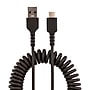 StarTech.com 3.3ft USB-A to USB-C Heavy Duty Coiled Cable, Male to Male, Charge/Sync, Black (R2ACC-1M-USB-CABLE)~#|#~B6D86A47-3F12-40DF-8AD2A1A752456570_sc7