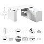 Bush Business Furniture Stratus 60"W Electric Adjustable Standing Desk with Storage, White (SUT019WH)~#|#~B6D9F5E8-5515-4C96-B08DF1BF6E983183_sc7