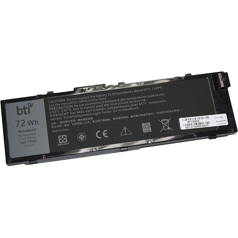 Battery Technology Li-Ion Replacement Battery for Dell Laptops, 6486mAh (451-BBSE-BTI) image 1