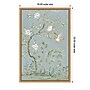 Amanti Art Spring Flower Mural II Blue by Julia Purinton Framed Canvas Wall Art Print, 16" x 23" (A42677137818)~#|#~B6DD6FE2-7A6C-4416-94250F6FB88915CA_sc7
