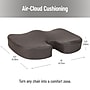 Mind Reader Memory Foam Seat Cushion, Gray (SEATMESH-GRY)~#|#~B6E3B5B6-1B15-44E3-AA14C30CB462D194_sc7