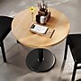 Flash Furniture Bennett 30" Round Wooden Commercial Indoor Table, Natural Top/Black Base (GSFRD30NTTR18)~#|#~B6E729ED-72B6-465E-9435ADEBD5B14463_sc7