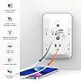 Power by GoGreen 5-Outlet Wall Tap with USB, 5-Outlet, White (GG-53A1C)~#|#~B6F33DE9-7C18-4C94-B418DF2479F4DCA5_sc7