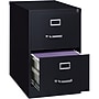 Lorell Commercial 2-Drawer Vertical File Cabinet, Legal Size, Lockable, 28.4"H x 18"W x 26.5"D, Black (LLR60661)~#|#~B6FC2123-CBF6-413A-ADC8CC740EE880DF_sc7