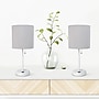 Creekwood Home Oslo 19.5" LED Table Lamp with USB Port, White Base/Gray Shade, 2/Set (CWT-2011-GO-2PK)~#|#~B6FE71C7-CA1C-4B71-B2F96E0CC1C88882_sc7