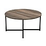 Household Essentials Jamestown 31.5"Dia Laminate Round Coffee Table, Ashwood/Black (8079-1)~#|#~B70132CE-2775-4050-9CBD8EBDC46BD0B2_sc7